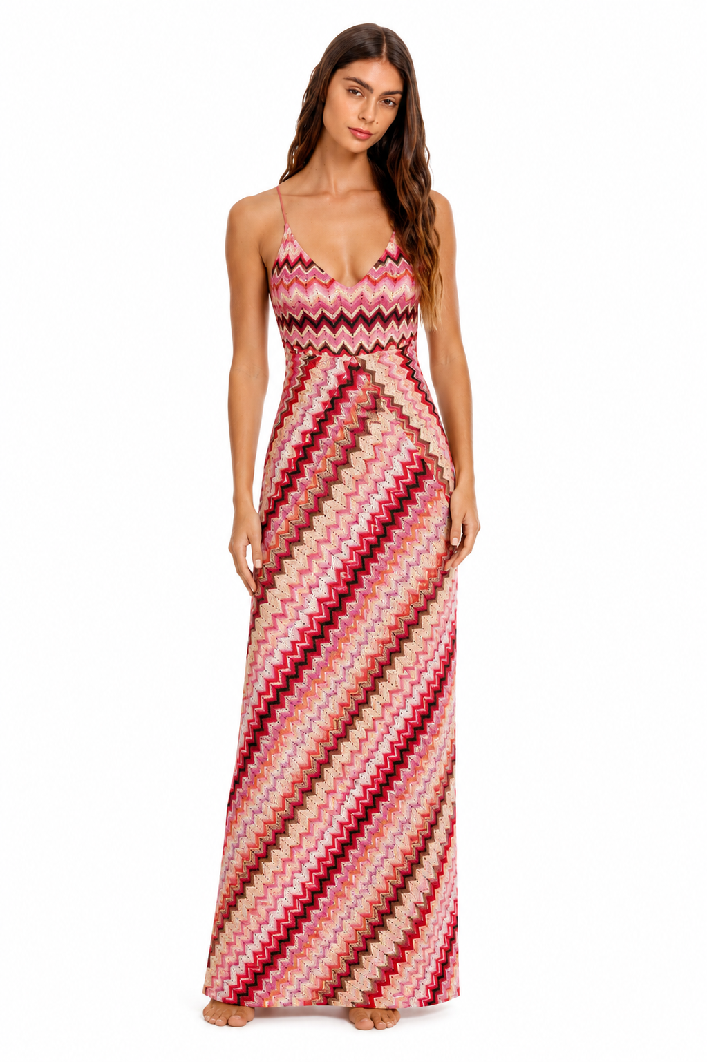 Riviera Maxi Dress - Fuchsia