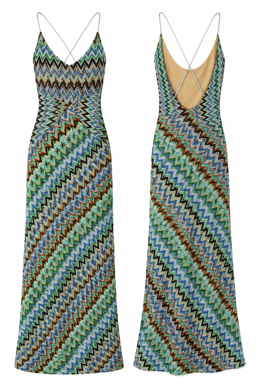 Riviera Maxi Dress - Turquoise
