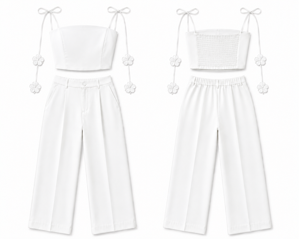 Venice Tailored Set - White
