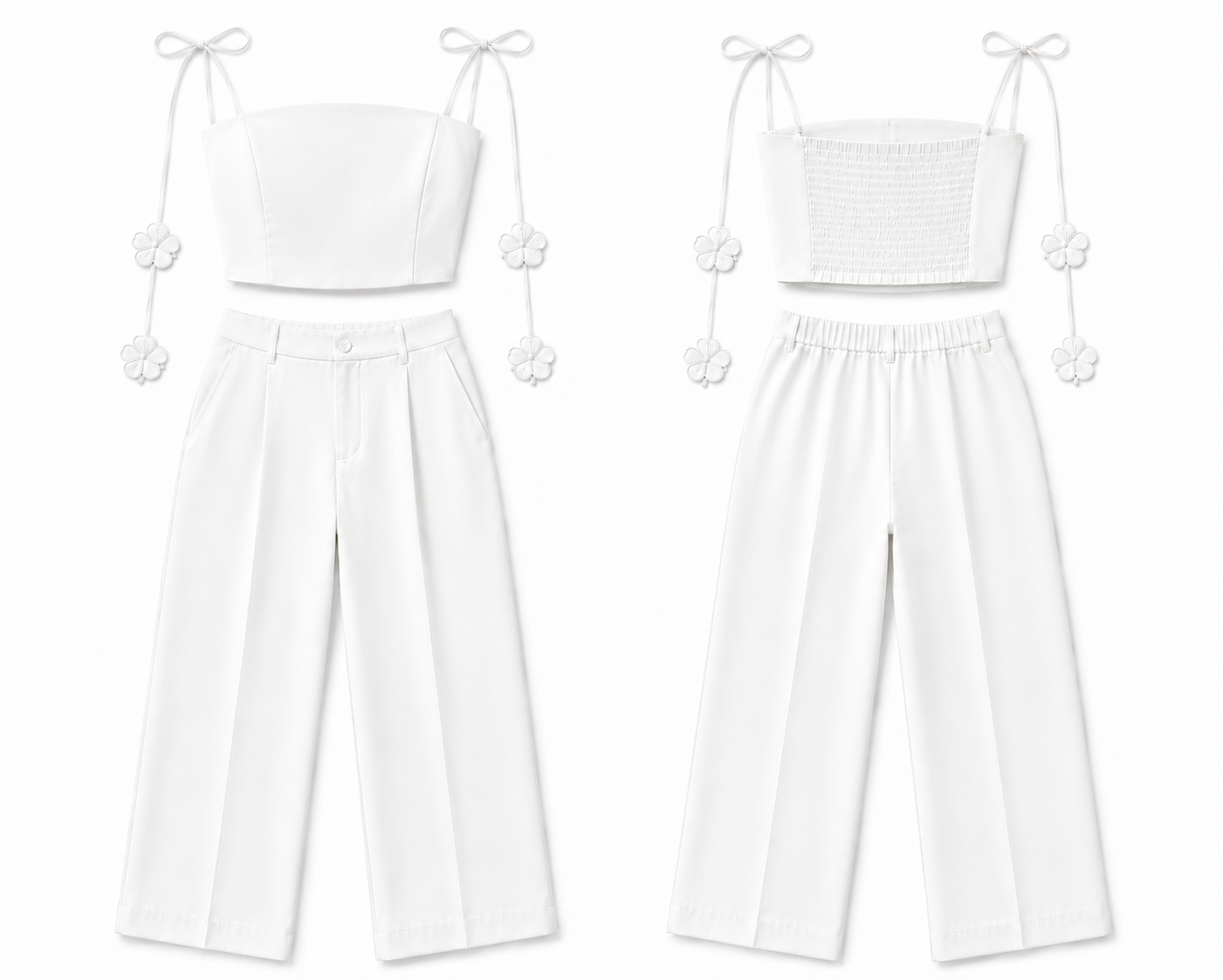 Venice Tailored Set - White