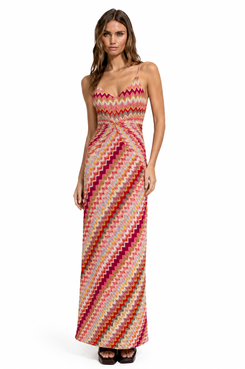 Riviera Maxi Dress - Pink