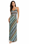 Riviera Maxi Dress - Turquoise