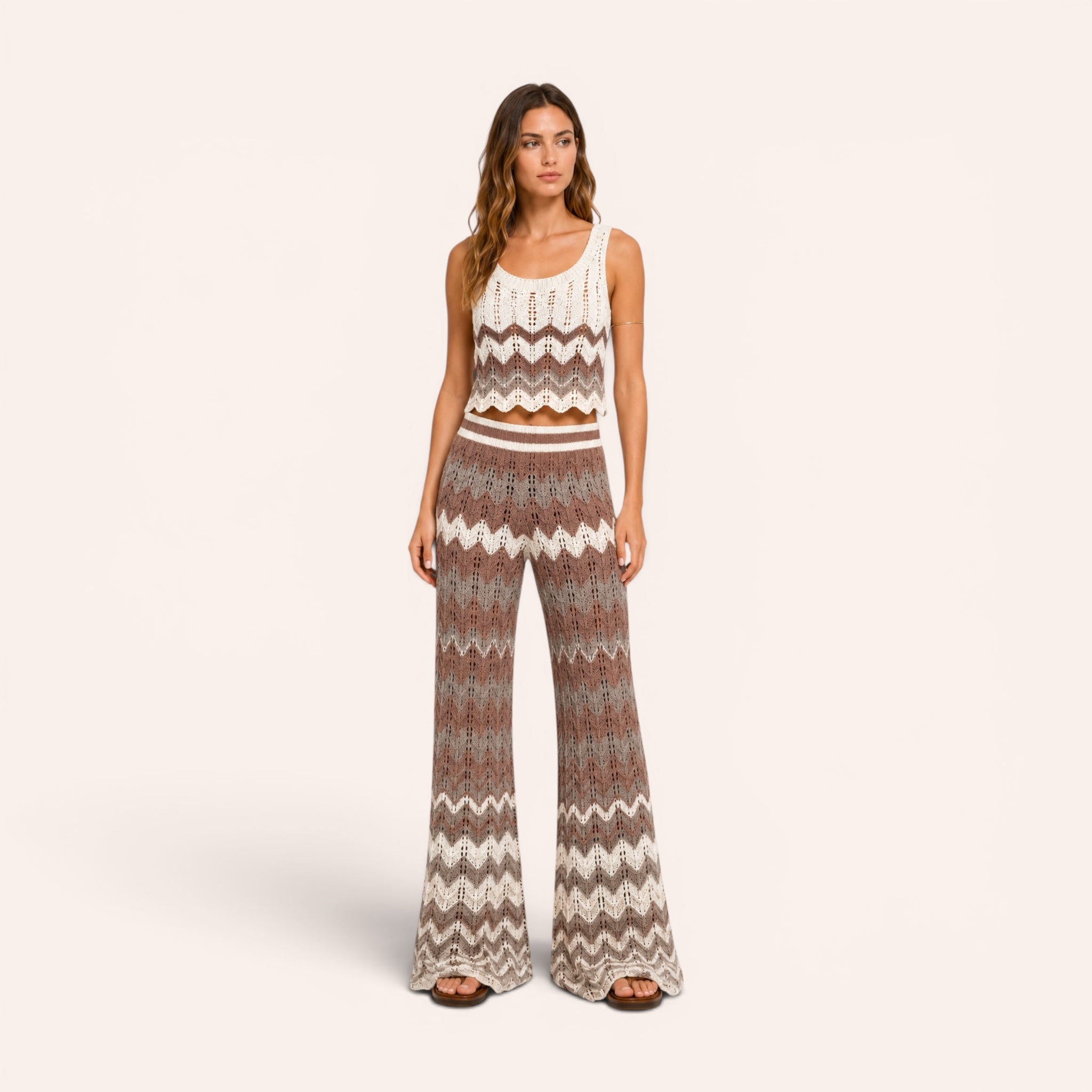 Portofino Knit Set - Sand