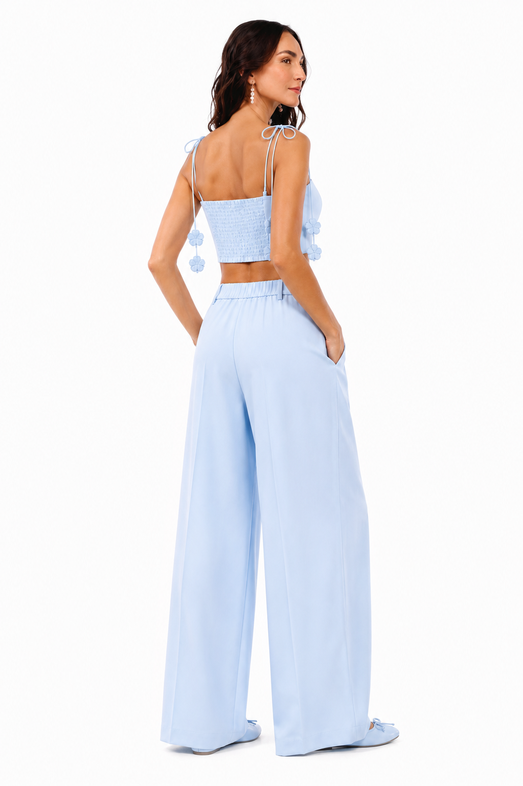 Venice Tailored Set - Baby Blue