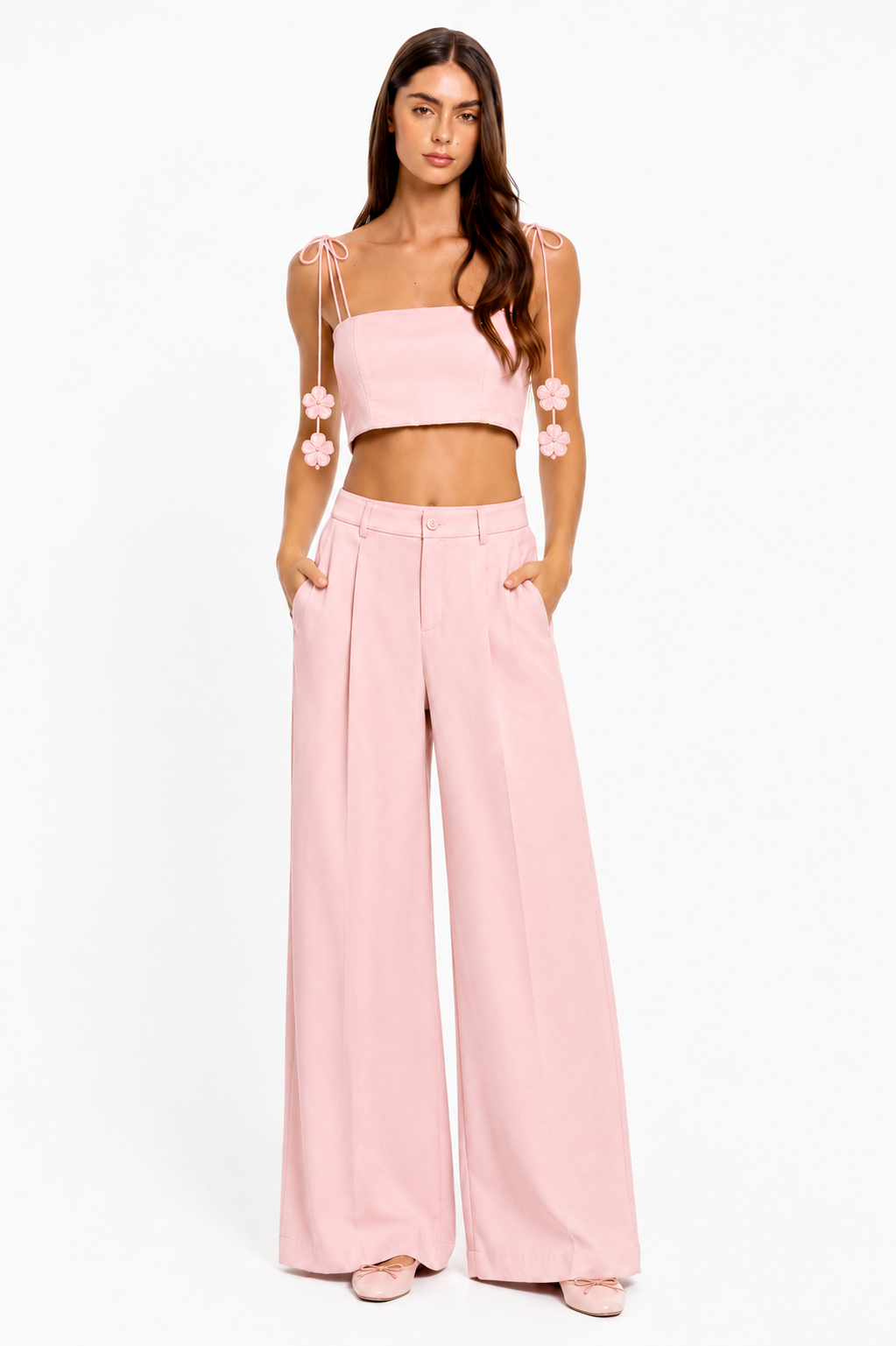 Venice Tailored Set - Pink