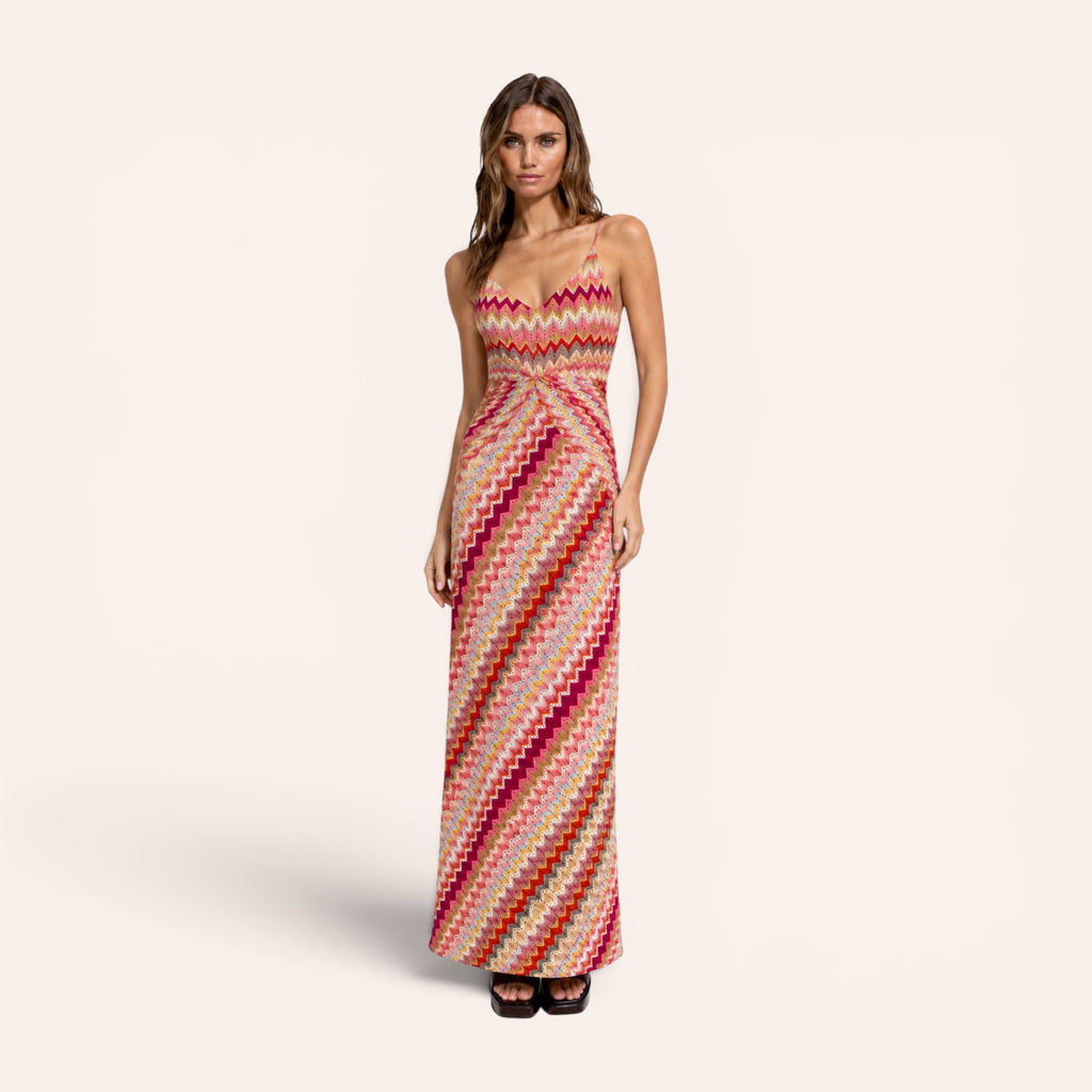 Riviera Maxi Dress - Pink