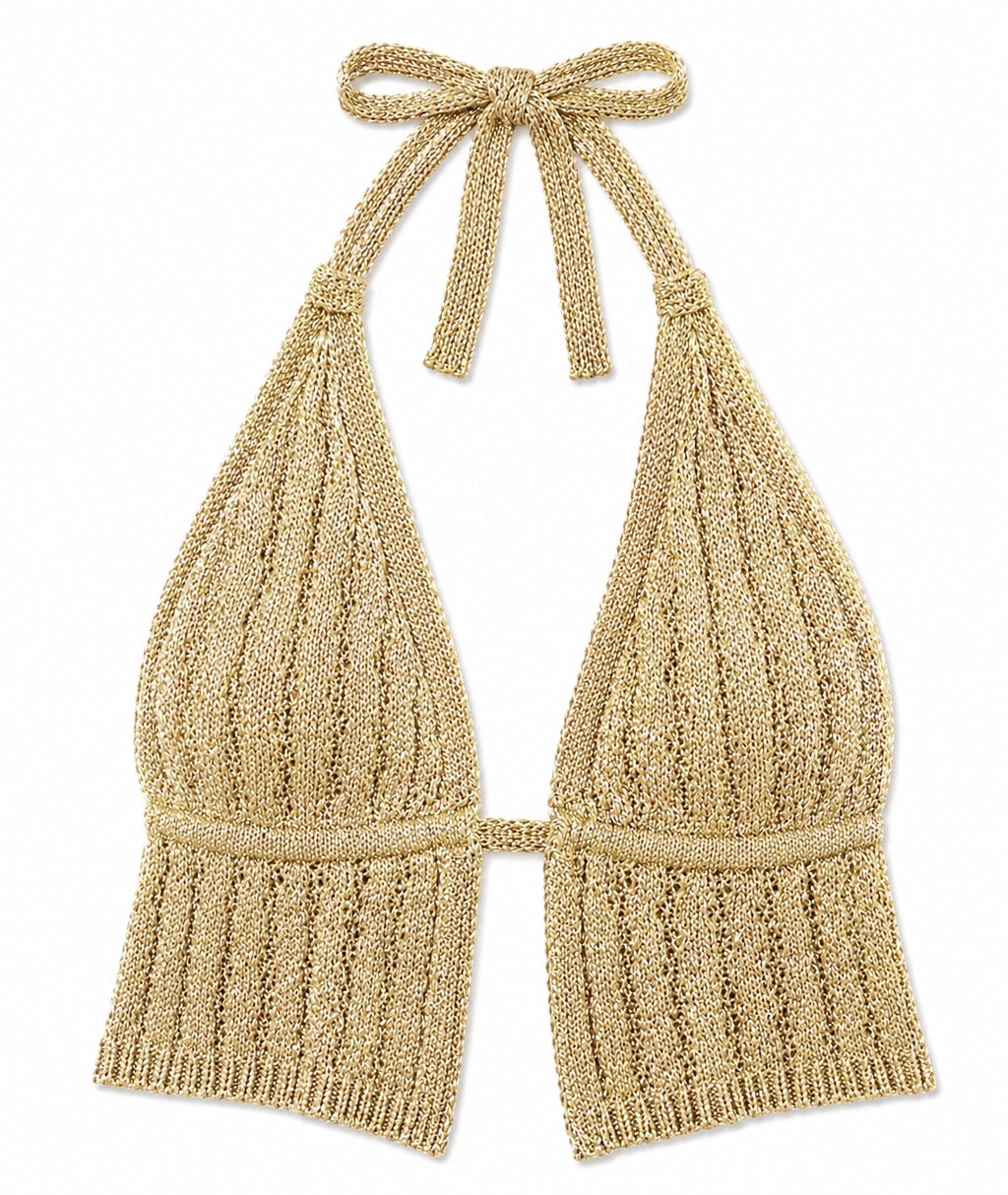 Mykonos Crochet Set - Gold