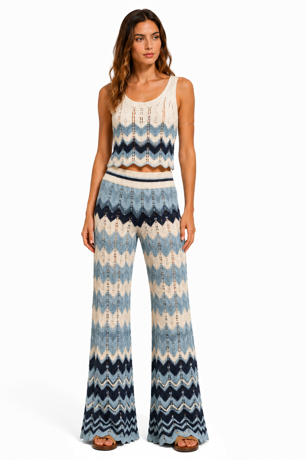 Portofino Knit Set - Sky Blue