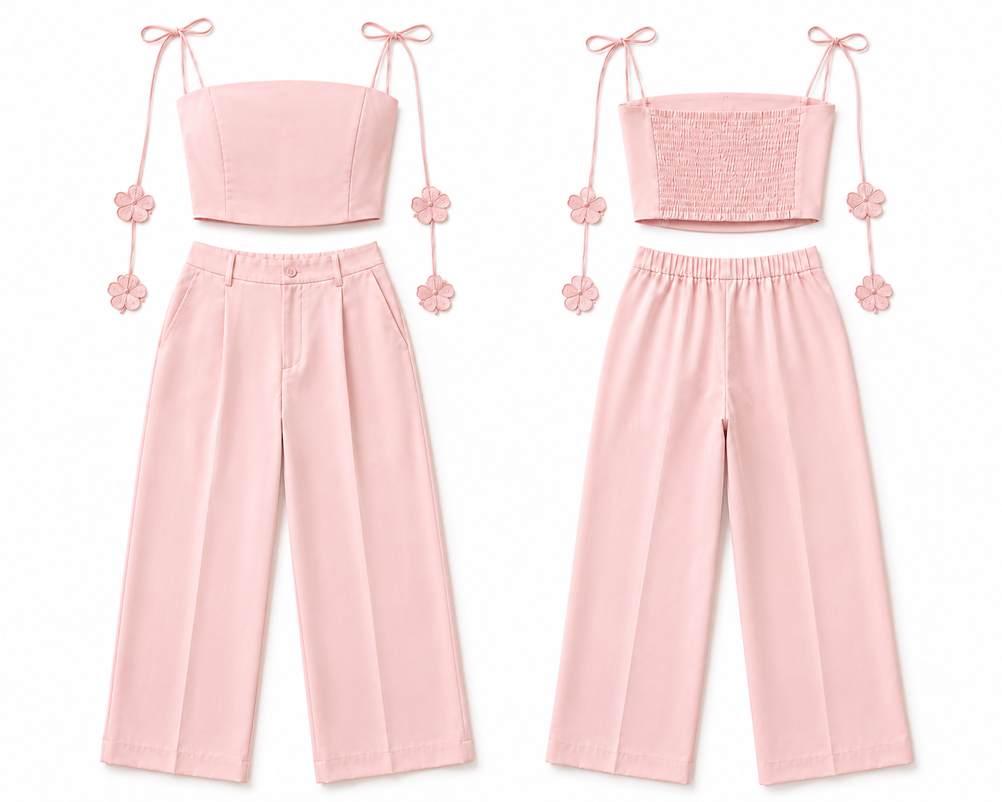 Venice Tailored Set - Pink