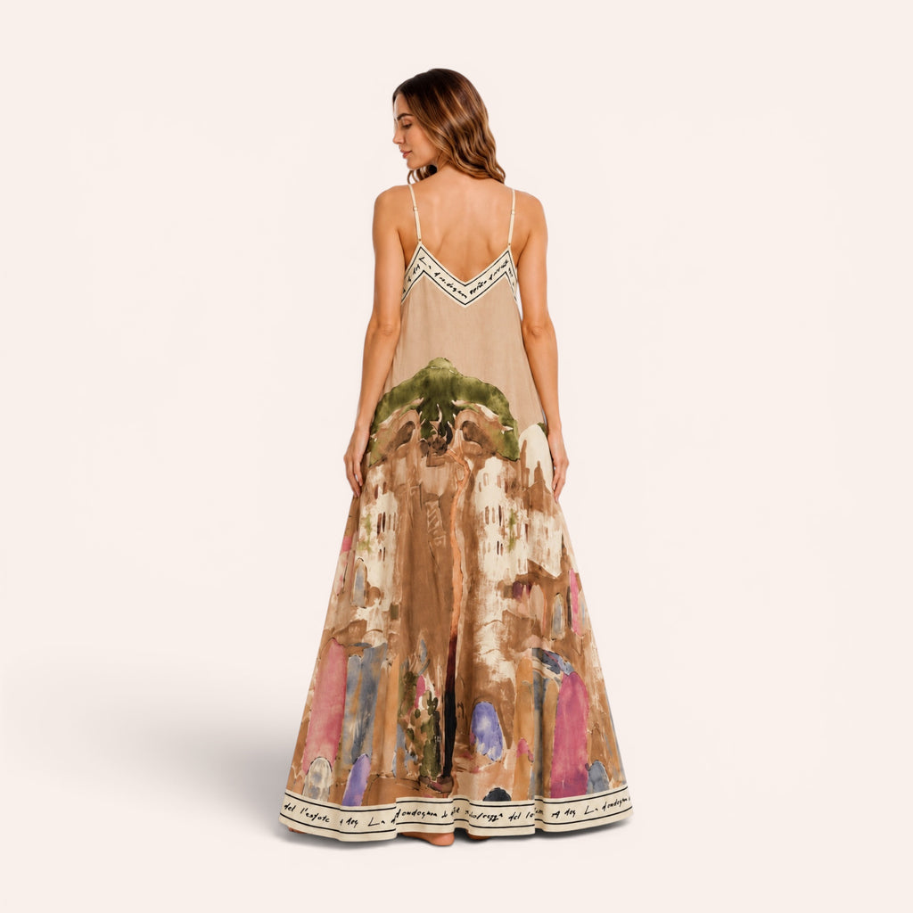Sorrento Maxi Dress - Sand