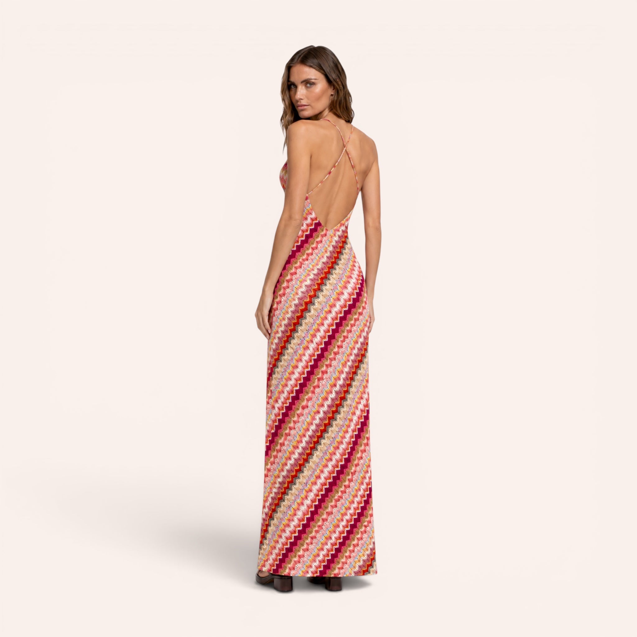 Riviera Maxi Dress - Pink