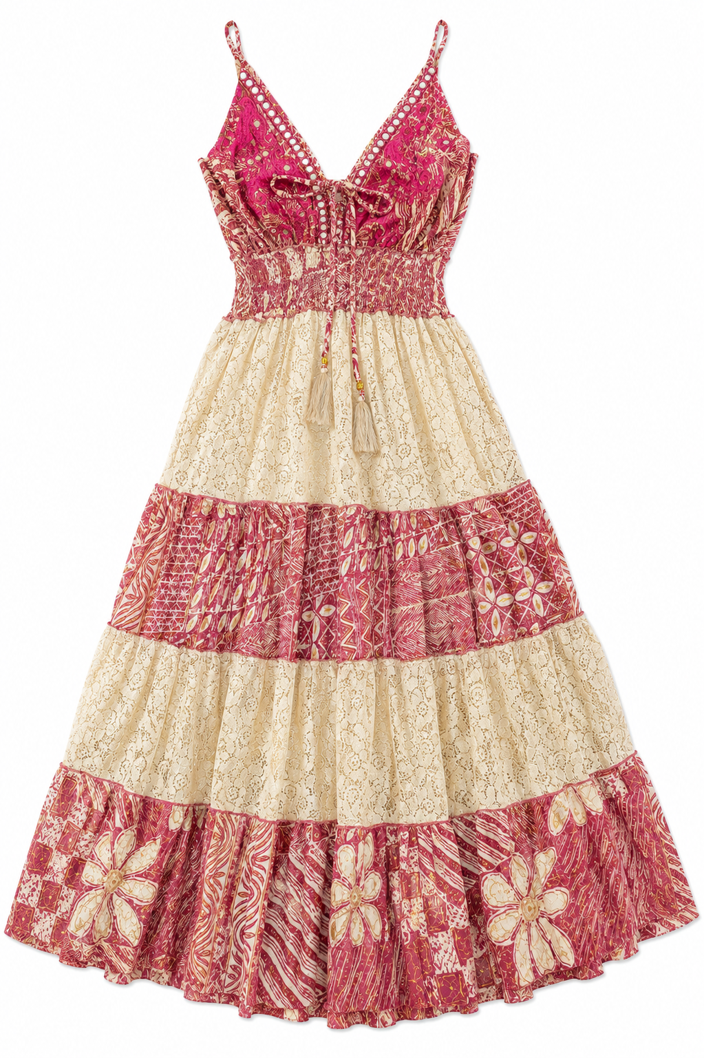 Formentera Maxi Dress - Fuchsia