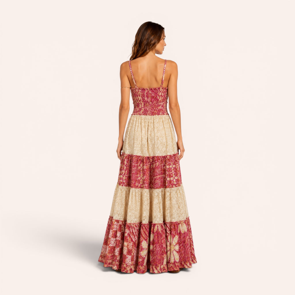 Formentera Maxi Dress - Fuchsia