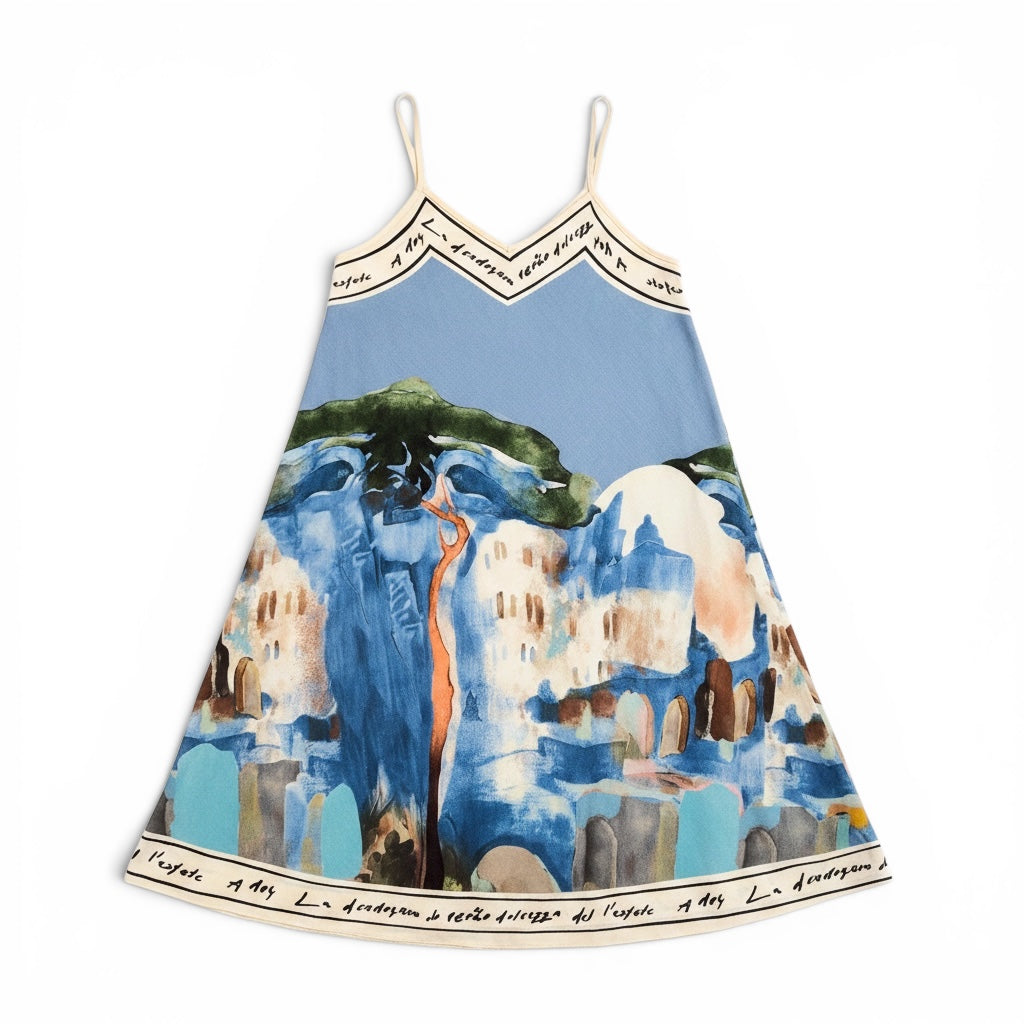Sorrento Maxi Dress - Blue