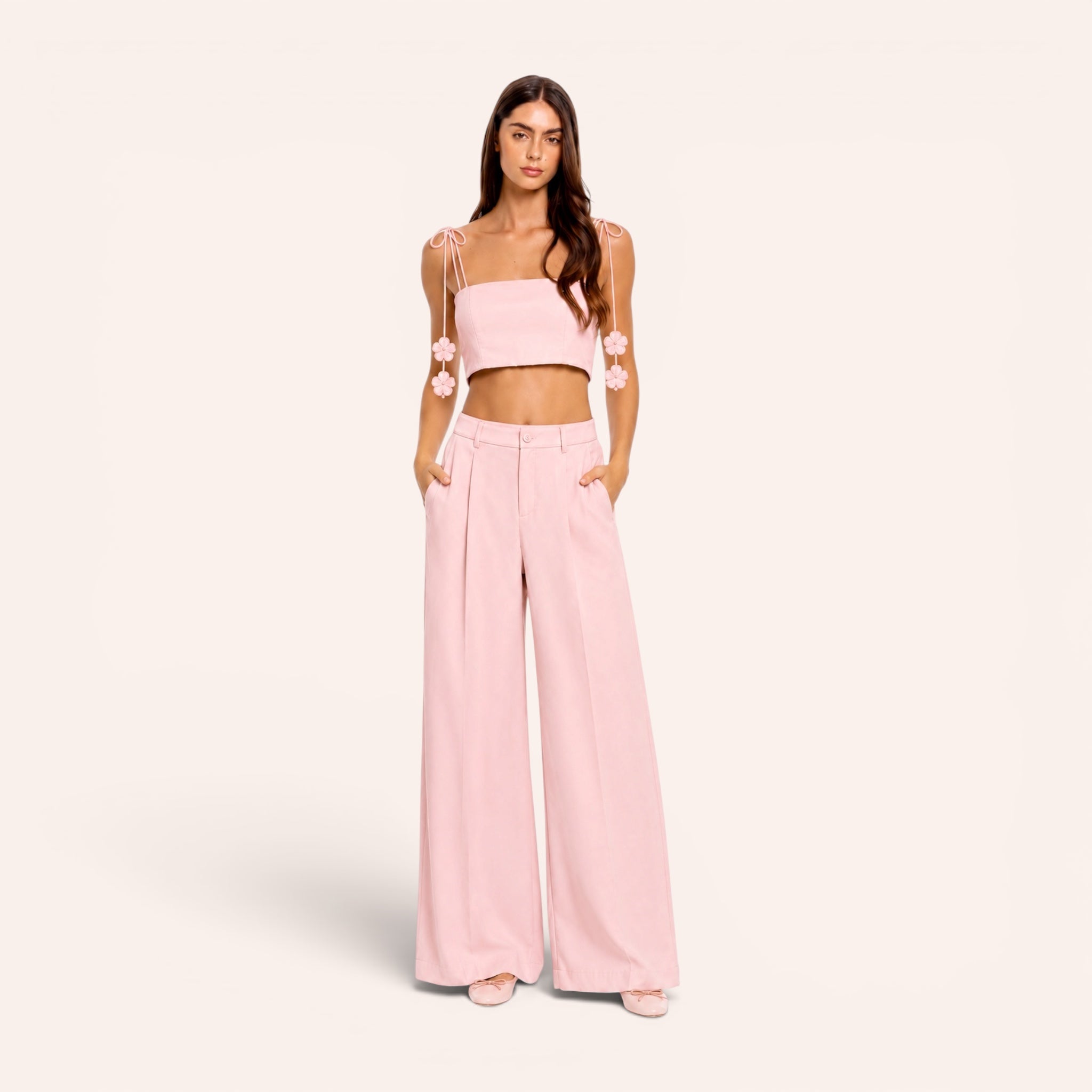Venice Tailored Set - Pink