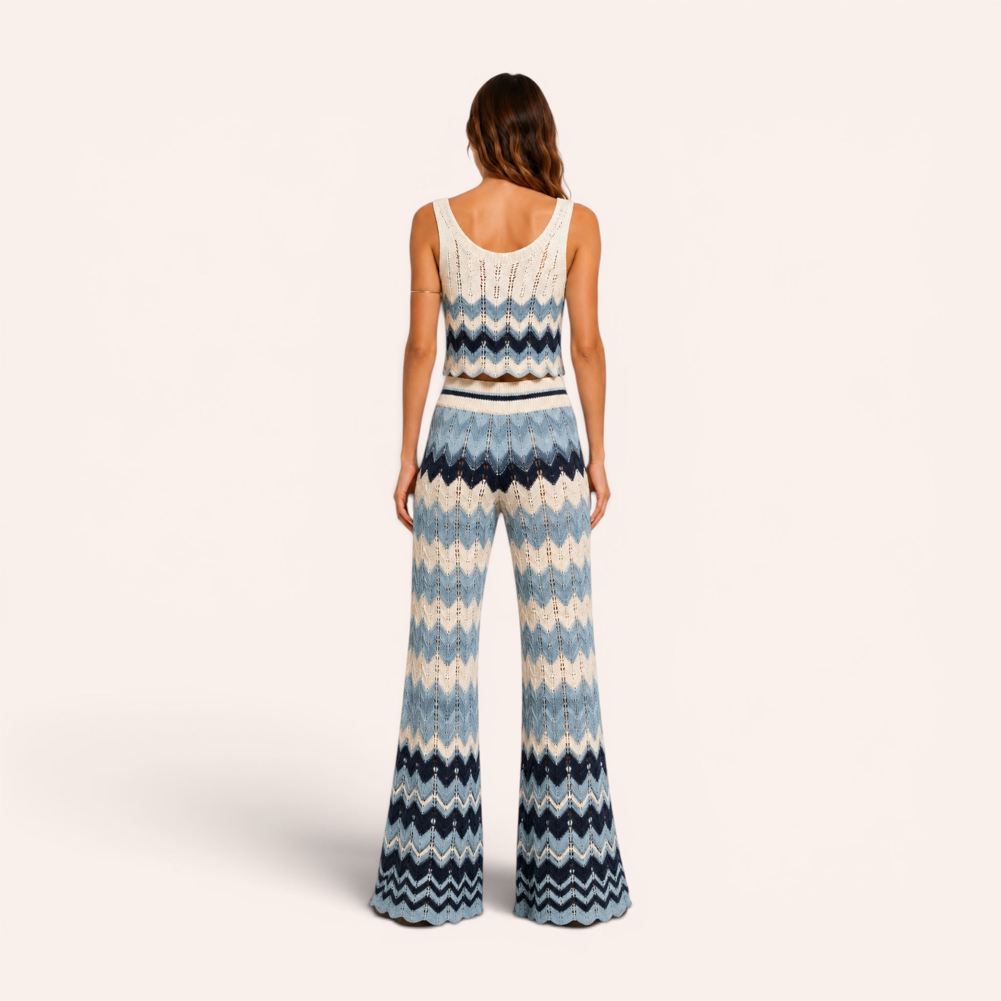 Portofino Knit Set - Sky Blue