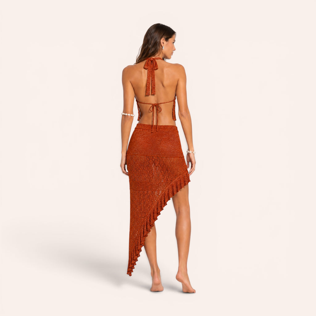 Mykonos Crochet Set - Sunset
