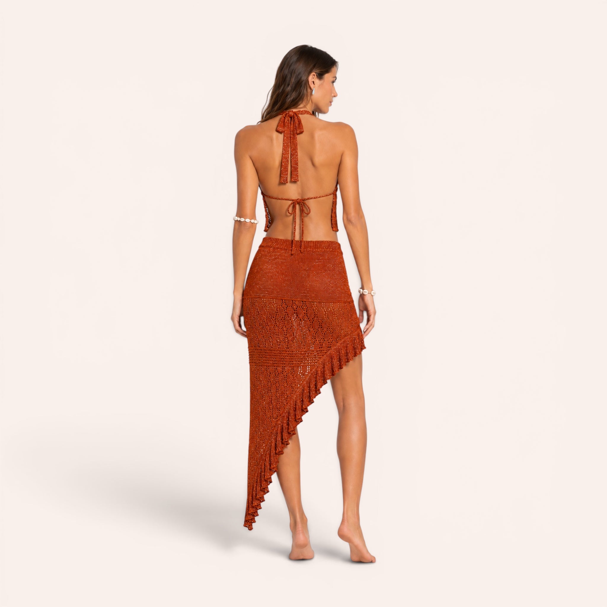 Mykonos Crochet Set - Sunset