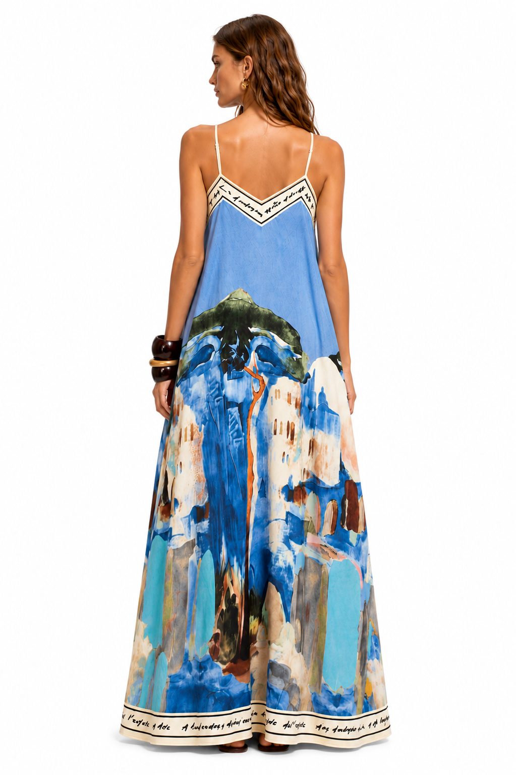 Sorrento Maxi Dress - Blue