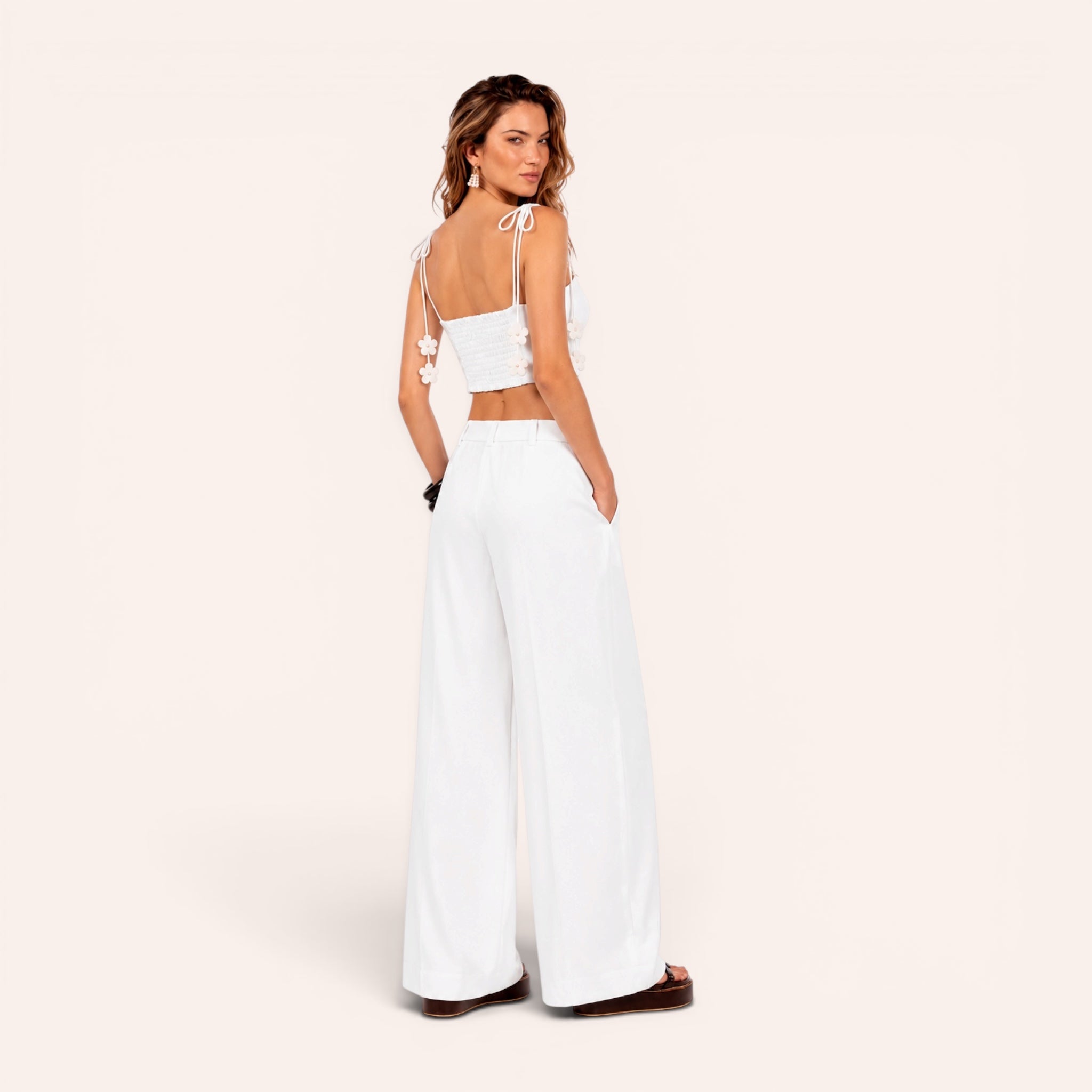 Venice Tailored Set - White