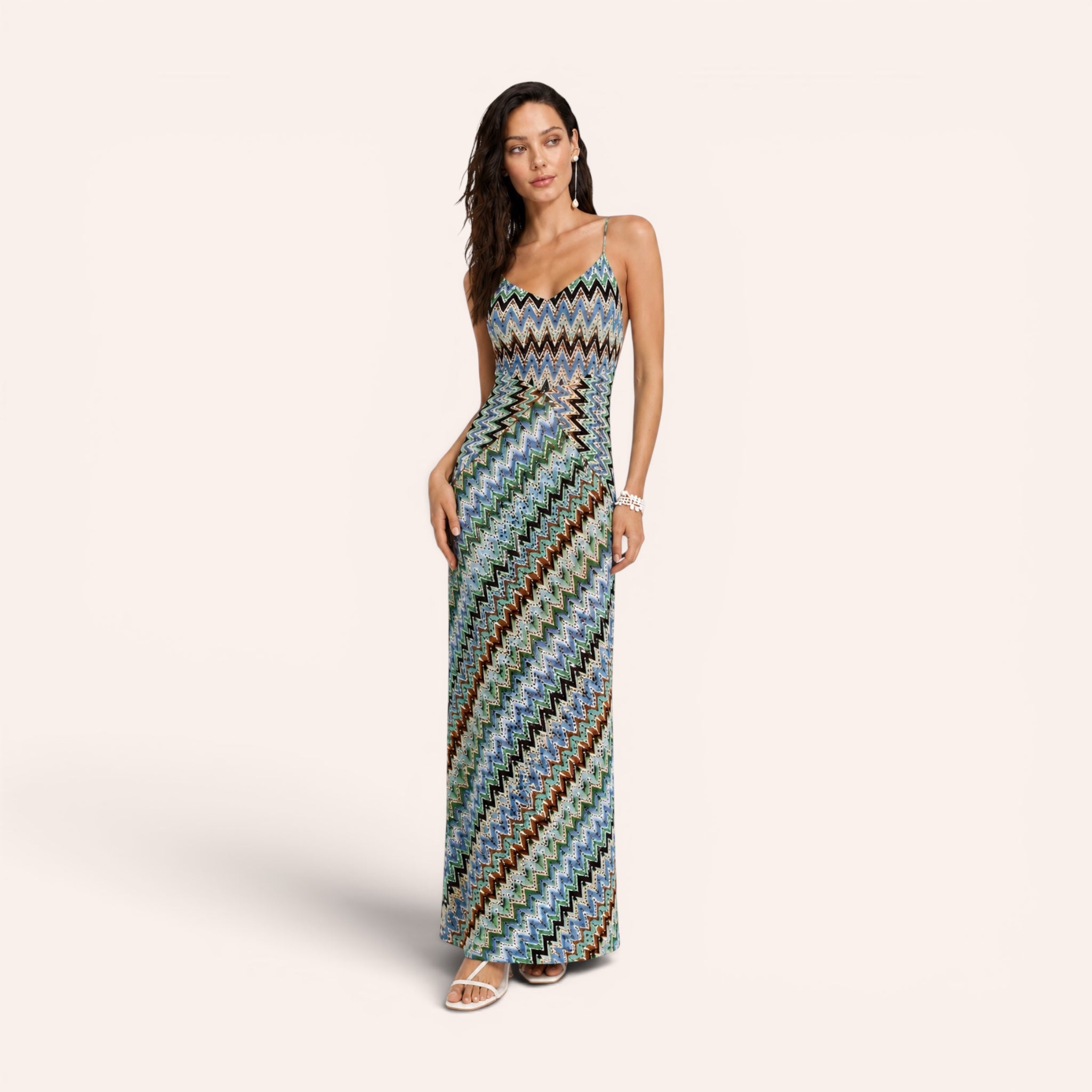 Riviera Maxi Dress - Turquoise