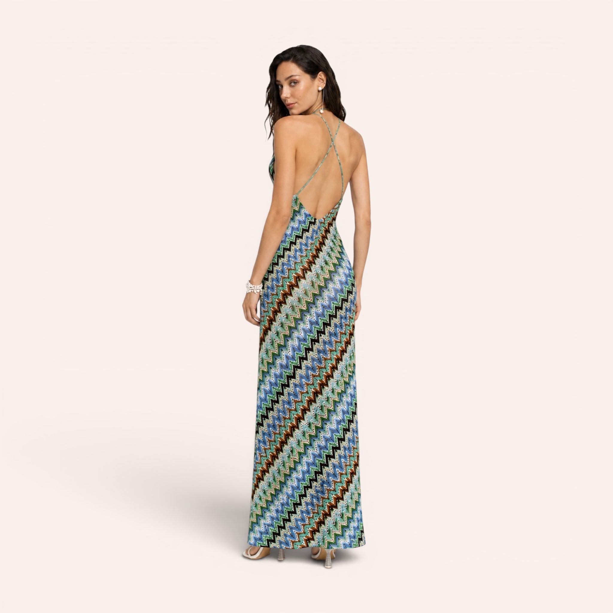 Riviera Maxi Dress - Turquoise