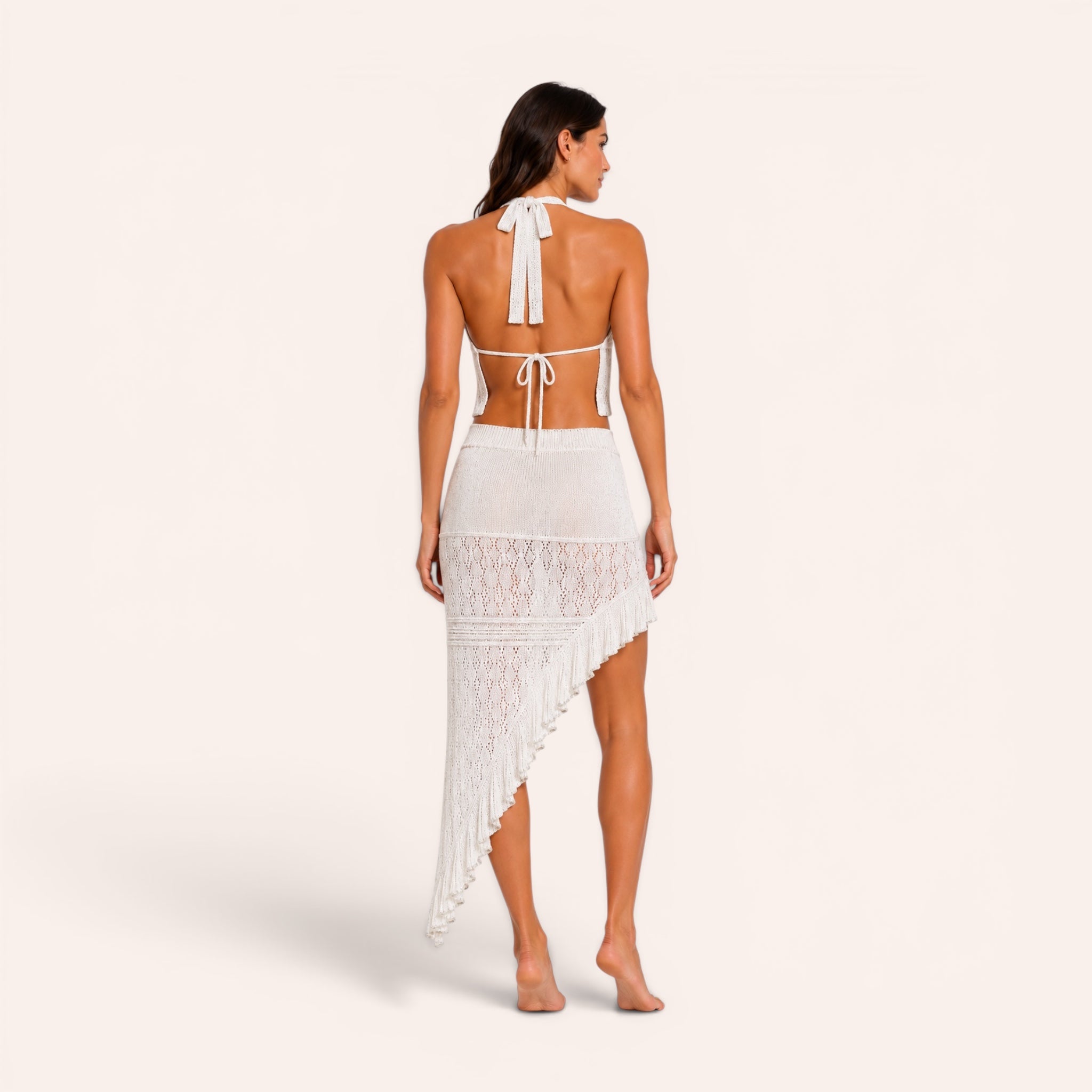 Mykonos Crochet Set - Ivory