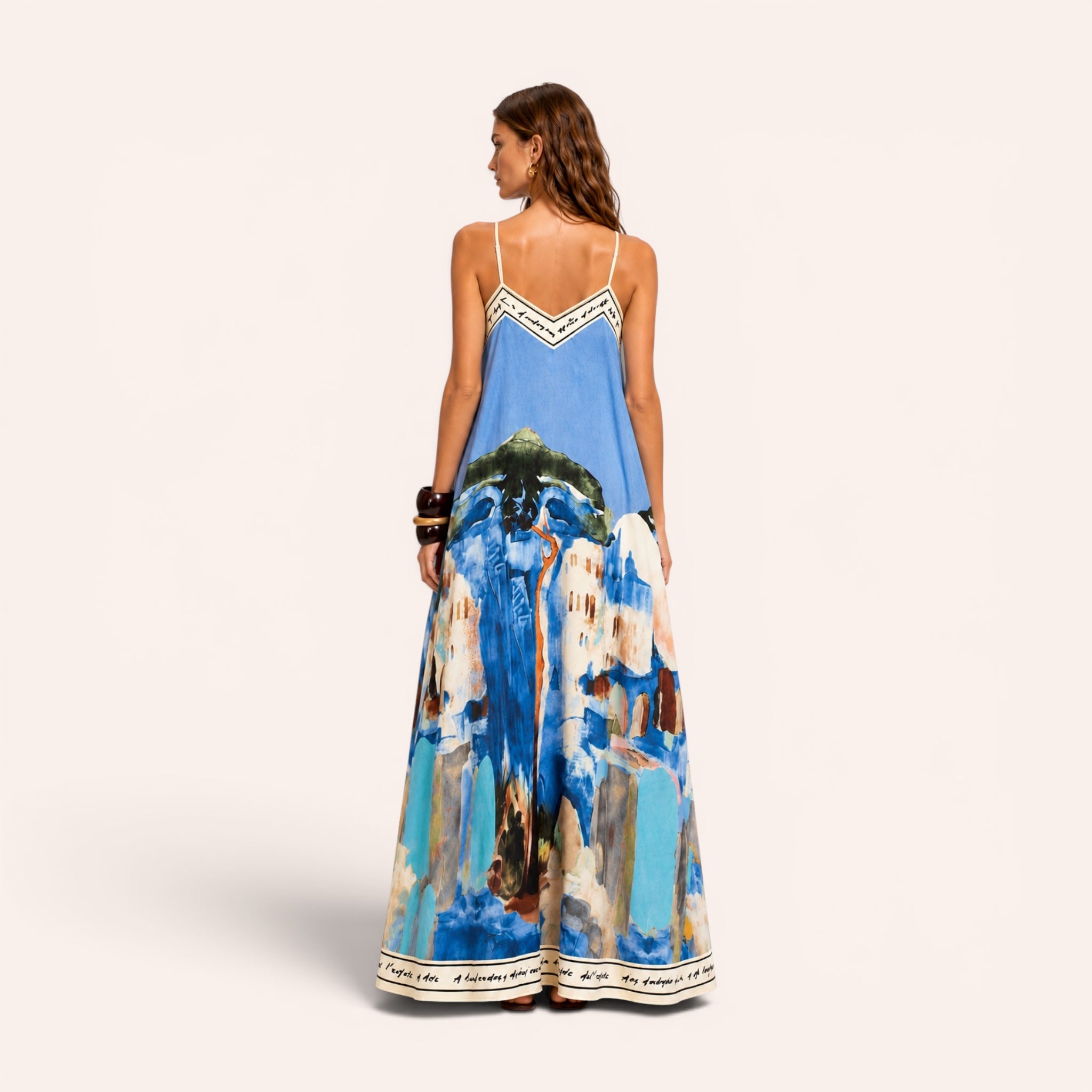 Sorrento Maxi Dress - Blue