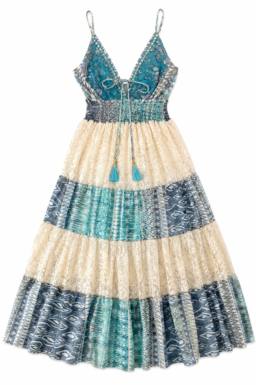 Formentera Maxi Dress - Turquoise