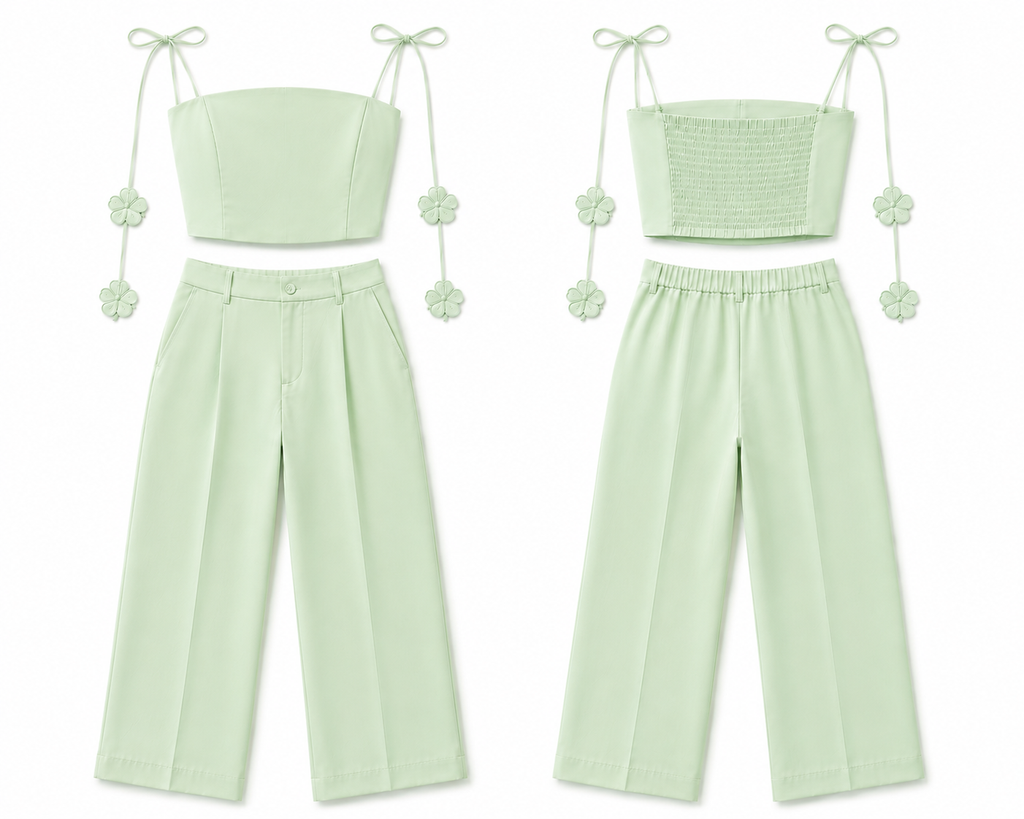 Venice Tailored Set - Mint Green
