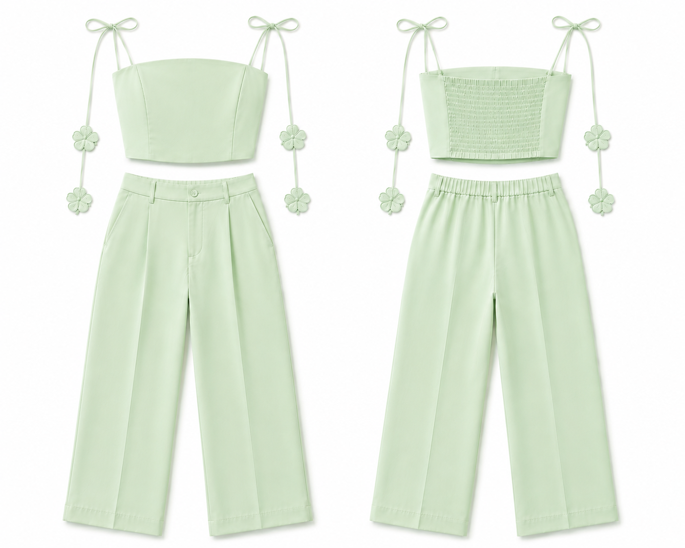 Venice Tailored Set - Mint Green